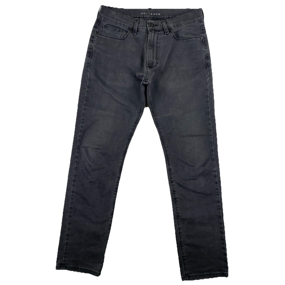 Mott & Bow Slim Stone Jeans Black Men's 29 x 30‎